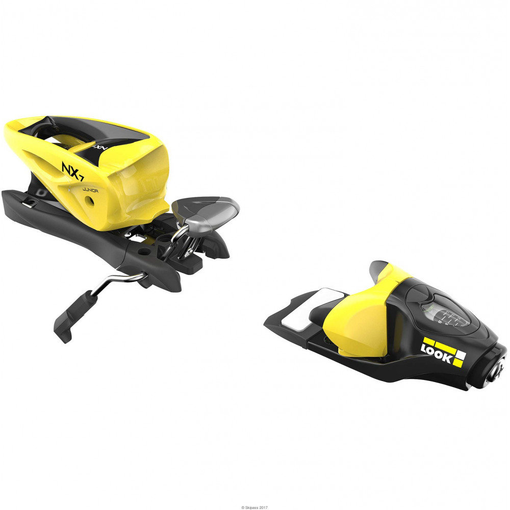 SKI BINDINGS NX JR 7 B93 YELLOW/BLACK