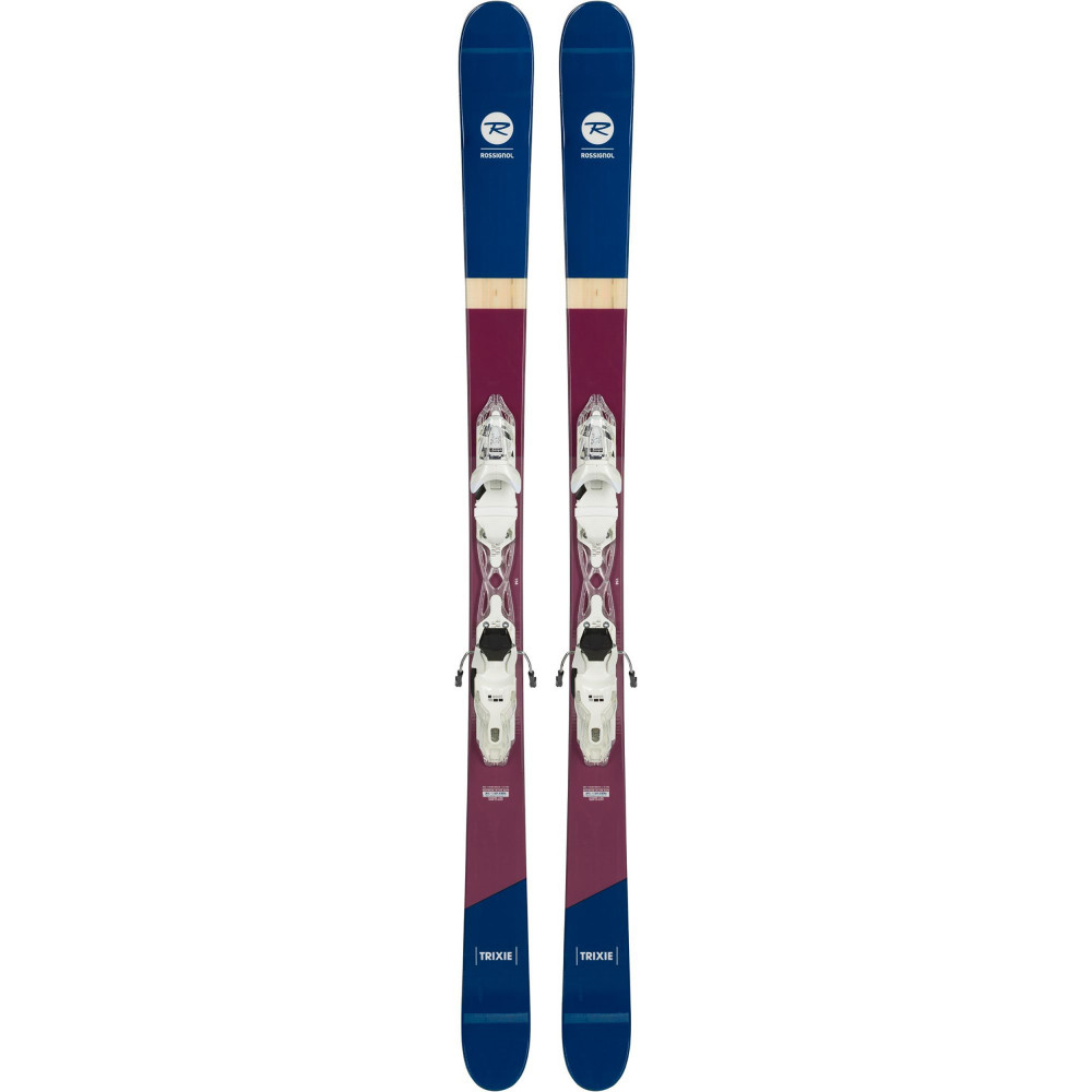 SKI TRIXIE + FIXATIONS XPRESS W 10 B83 WHITE/SPARKLE