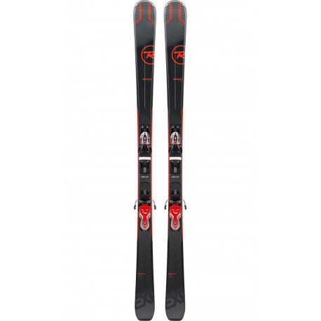 SKI EXPERIENCE 74 + FIXATIONS XPRESS 10 B83 BLACK/RED