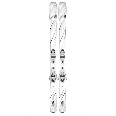 SKI FIRST LUV + ERP 10 QUIKCLIK WHITE/BLACK