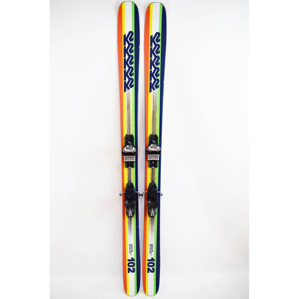 SKI SHREDITOR 102 + FIXATIONS MARKER GRIFFON OCCASION