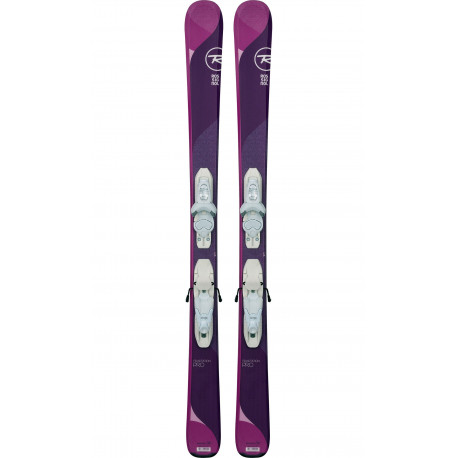 SCI TEMPTATION PRO + ATTACCHI KID X 4 B76 WHITE SILVER