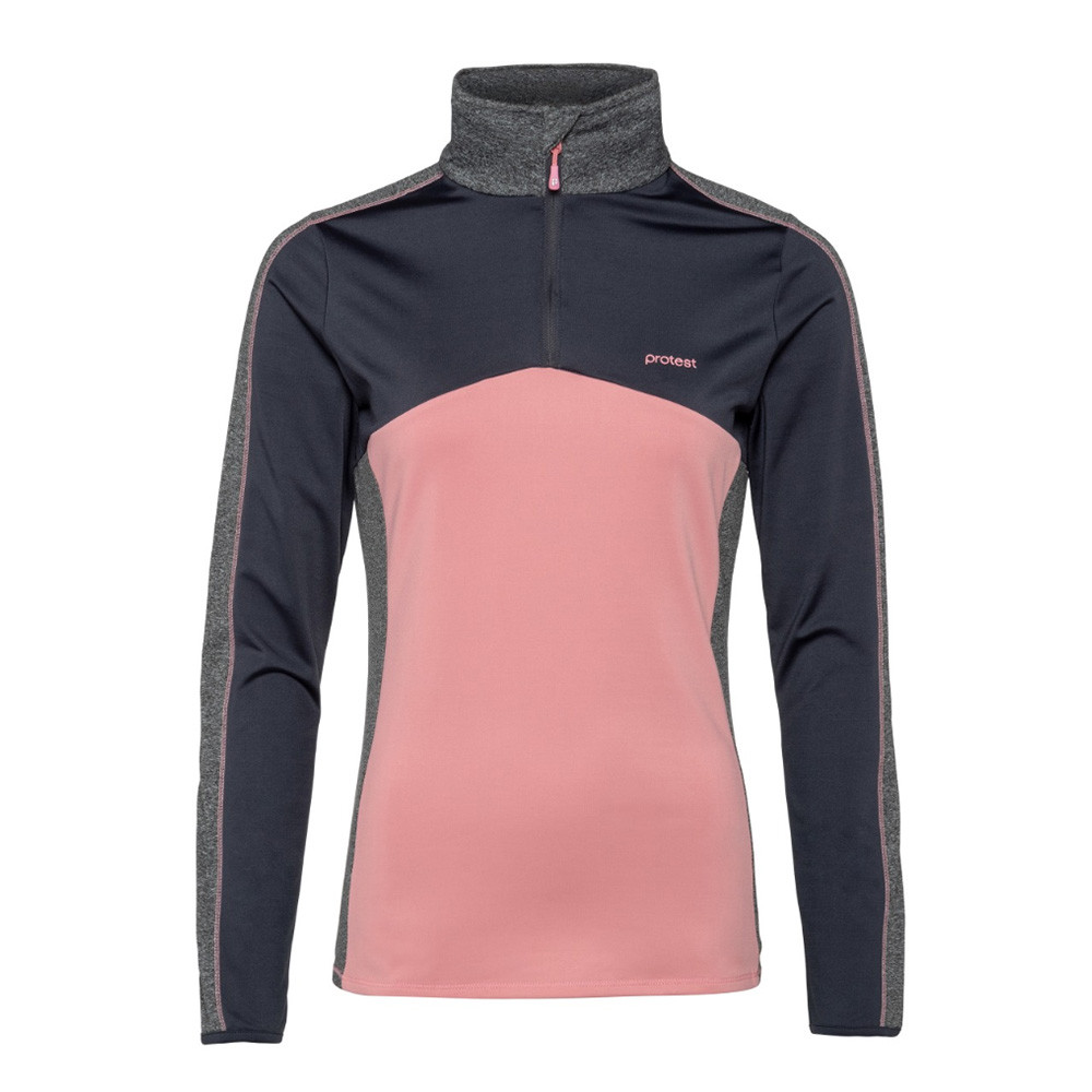 PULL ODENSE 1/4 ZIP TOP THINK PINK