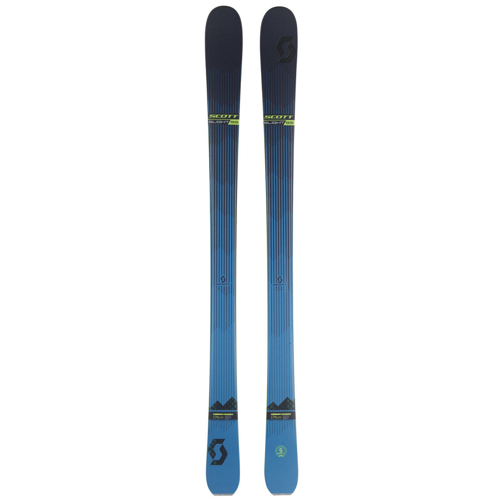 SKI SLIGHT 93 + FIXATIONS AXIUM 110 B100 BLACK/WHITE