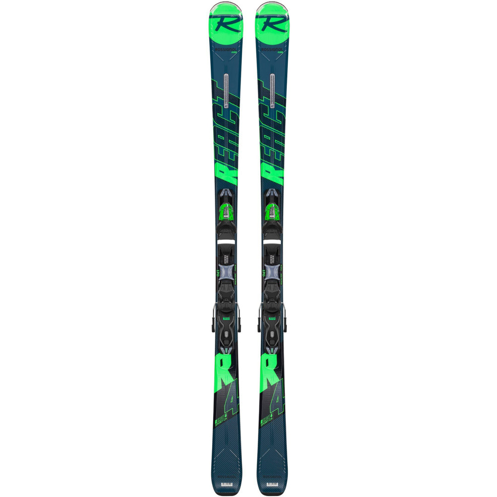 SKI REACT R4 SPORT CA + FIXATIONS XPRESS 10 B83 BLACK/GREEN