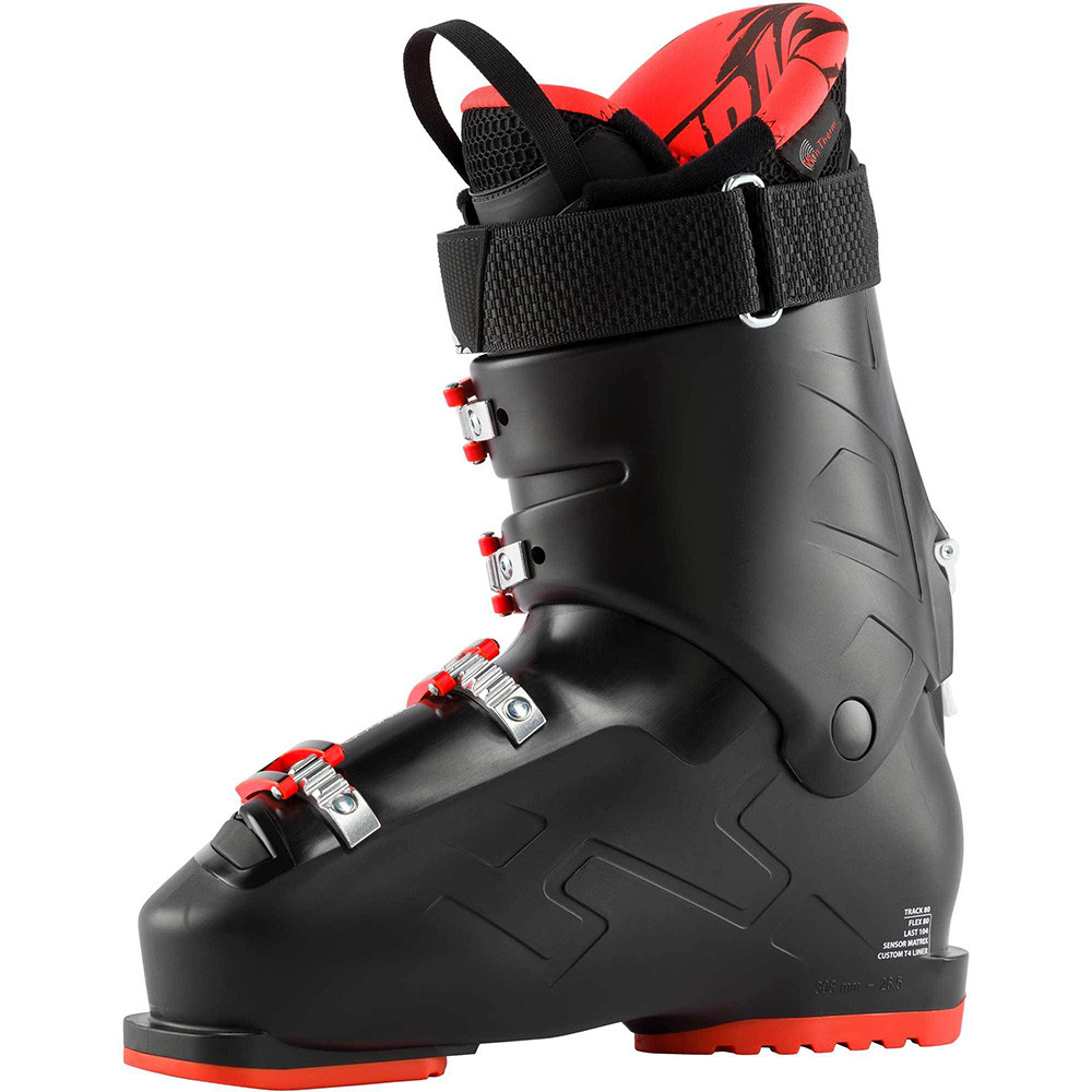 BOTAS DE ESQUÍ TRACK 80 BLACK/RED