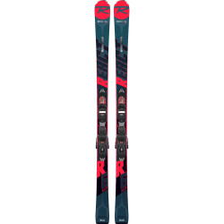 SKI REACT R6 COMPACT + FIXATIONS XPRESS 11 GW B83 BLACK/RED