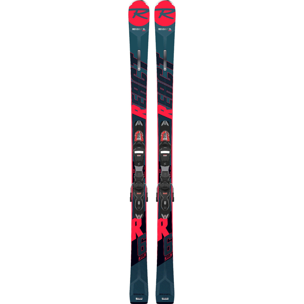 SKI REACT R6 COMPACT + FIXATIONS XPRESS 11 GW B83 BLACK/RED