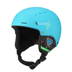 CASCO DE ESQUÍ QUIZ MATTE CYAN FLASH