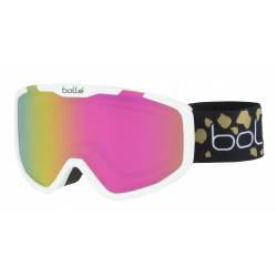 MASQUE DE SKI ROCKET PLUS MATTE WHITE ROSE GOLD