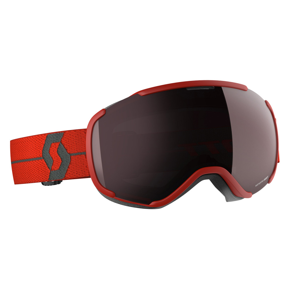 MASQUE DE SKI FAZE II RED ENHANCER SILVER CHROME