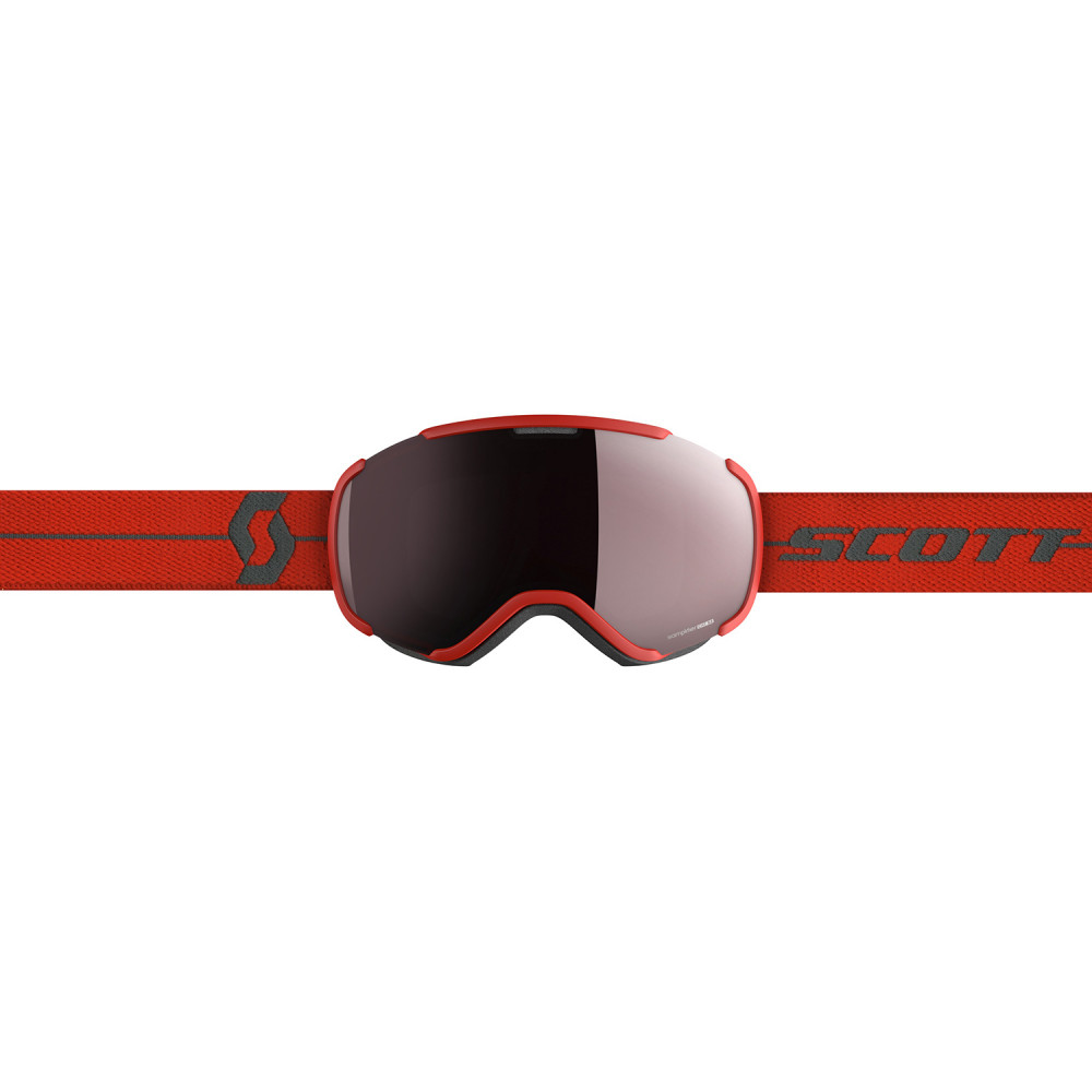 MASQUE DE SKI FAZE II RED ENHANCER SILVER CHROME