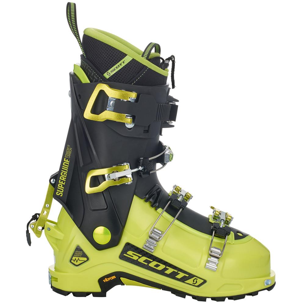 SKI TOURING BOOTS SUPERGUIDE CARBON LIME/GREEN BLACK
