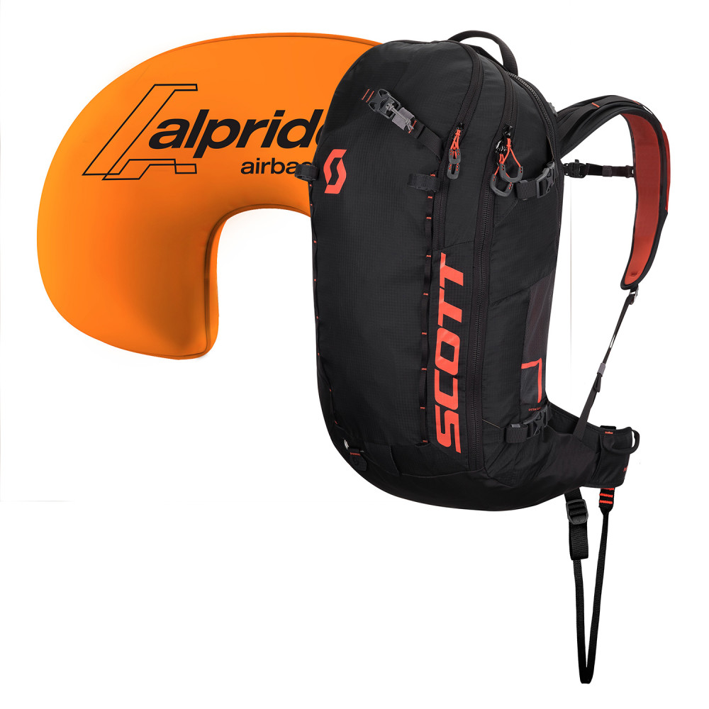 BACKPACK AIRBAG PATROL E1 40 KIT BLACK/BURNT ORANGE