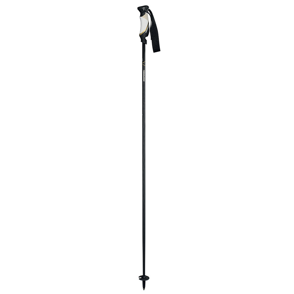 SKI POLES DOWNHILL CARBON BLACK