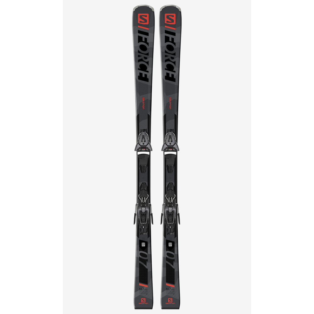 SKI S/FORCE 7 + BINDUNGEN L10 GW BLACK L80