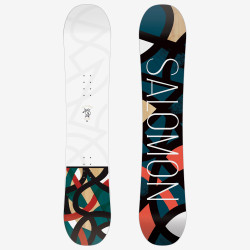 SNOWBOARD LOTUS + FIXATIONS RHYTHM WHITE