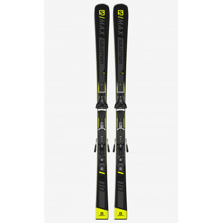 SKI S/MAX 10 + BINDINGS Z10 GW BLACK L80