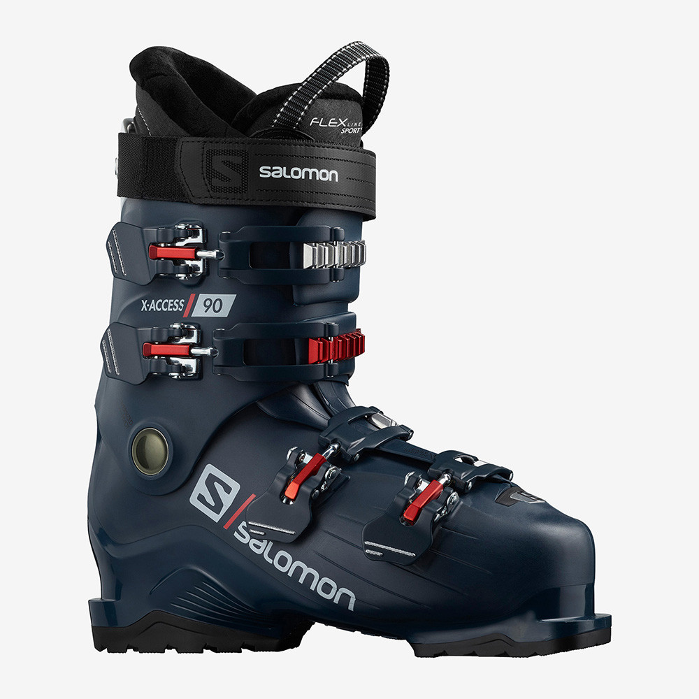 SCARPONI DA SCI X ACCESS 90 PETROL BLUE/RED