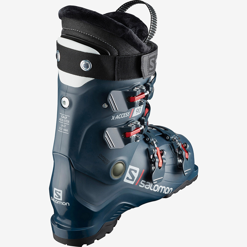 SKI BOOTS X ACCESS 90 PETROL BLUE/RED