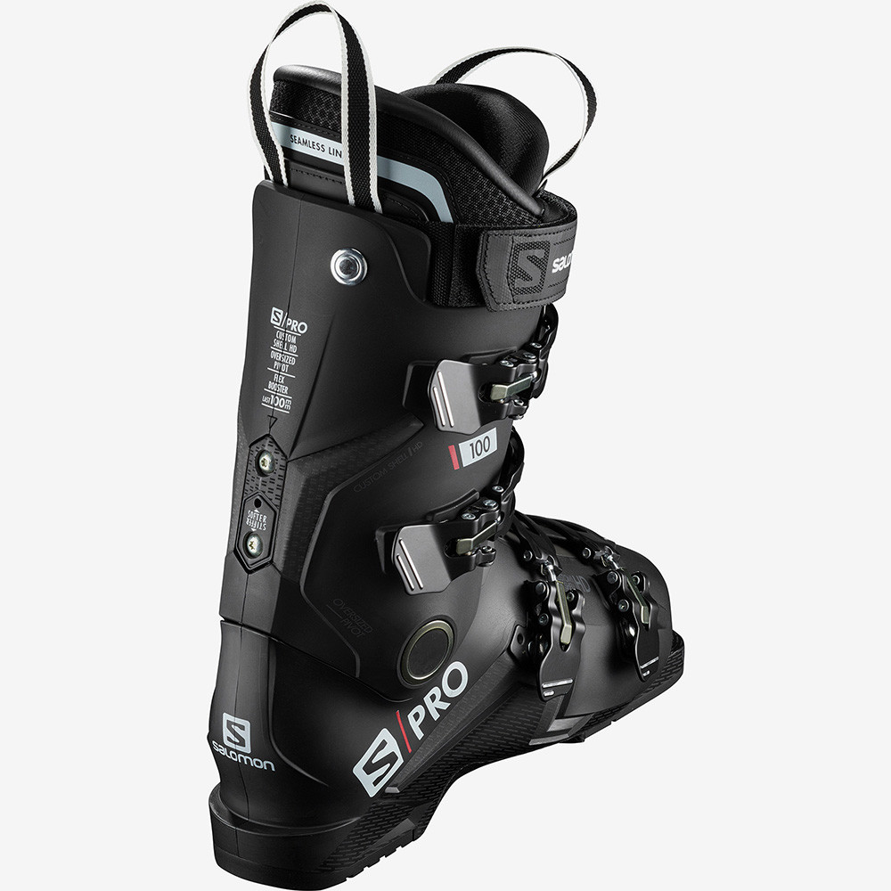 SKI BOOTS S/PRO 100 BLACK/BELLUGA/RED