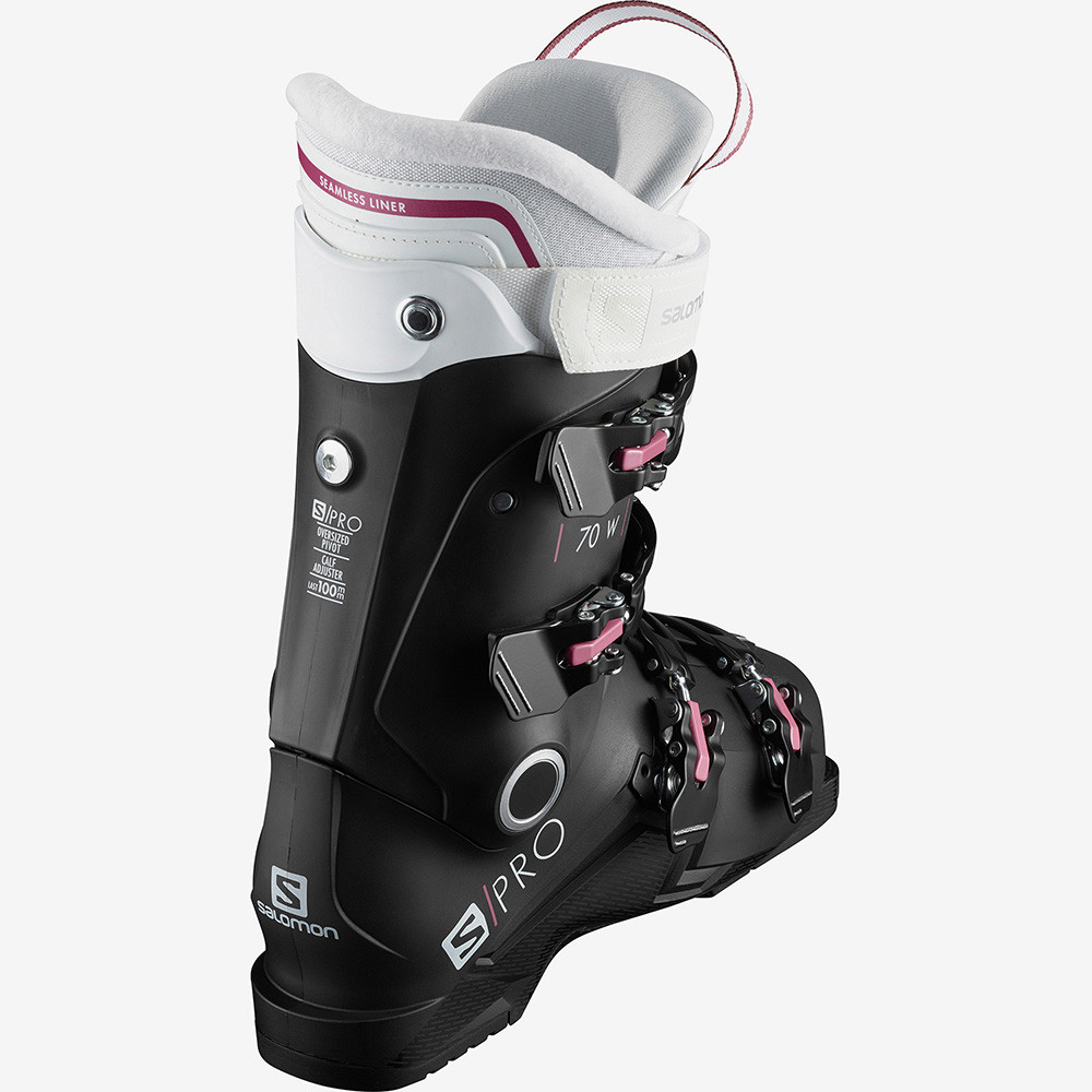 BOTAS DE ESQUÍ S/PRO 70 W BLACK/PINK/WHITE