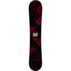 SNOWBOARD CIRCUIT + BINDUNGEN BATTLE BLACK/RED M/L (40.5-48)