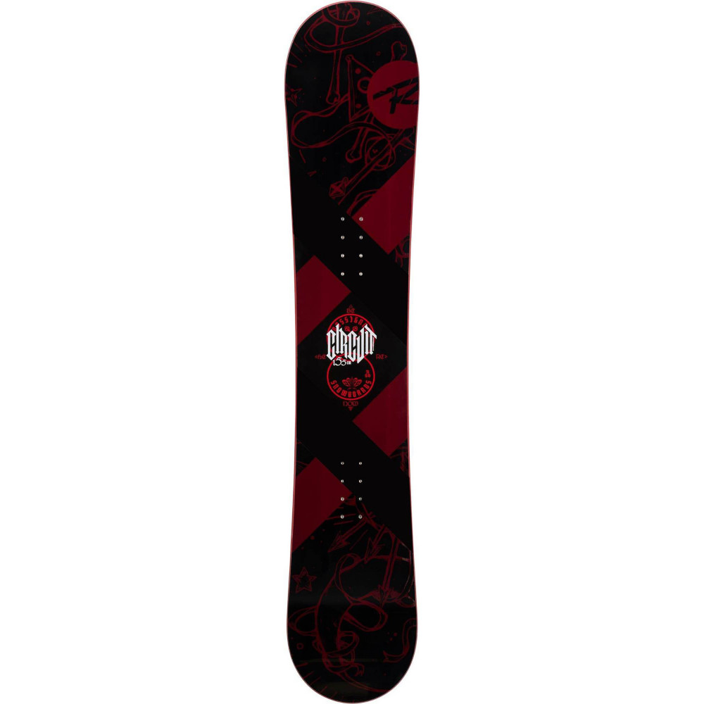 SNOWBOARD CIRCUIT + FIXATIONS BATTLE BLACK/RED M/L (40.5-48)