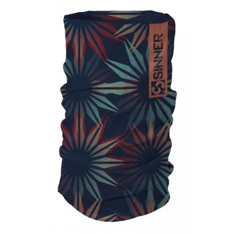 BANDANA ICE FLOWERS BLUE/ORANGE BANDANA ICE FLOWERS BLUE/ORANGE