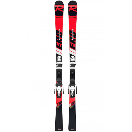 ESQUÍ HERO JR MULTI-EVENT + FIJACIONES XPRESS JR 7 B83 BLACK/WHITE