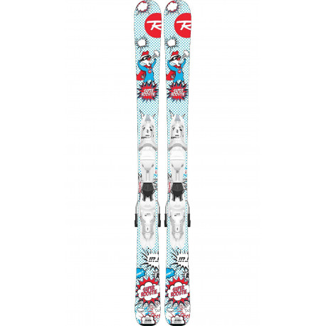 SKI SUPER ROOSTIE + FIXATIONS XPRESS JR 7 B83 BLACK/WHITE SKI SUPER ROOSTIE + FIXATIONS XPRESS JR 7 B83 BLACK/WHITE