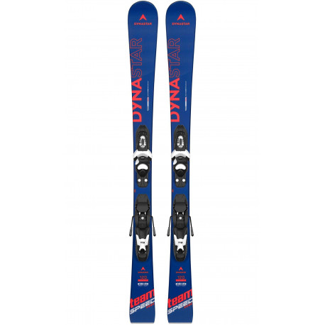 SKI TEAM SPEEDZONE + BINDINGS KID-X 4 B76 BLACK/WHITE SKI TEAM SPEEDZONE + BINDINGS KID-X 4 B76 BLACK/WHITE