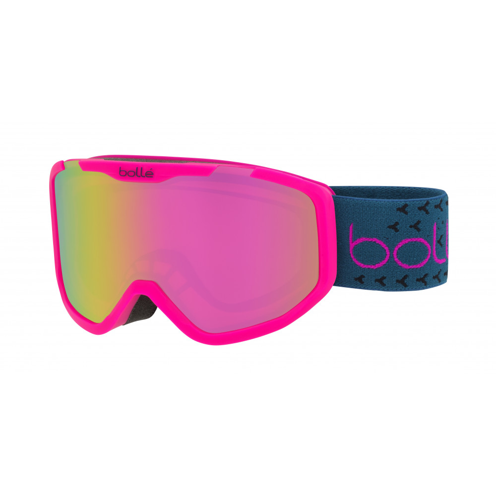 MASQUE DE SKI ROCKET PLUS MATTE PINK & BLUE