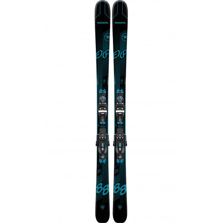 SKI EXPERIENCE 88 TI BASALT + FIXATIONS NX 12 KONECT GW B90 BK/BLUE SKI EXPERIENCE 88 TI BASALT + FIXATIONS NX 12 KONECT GW B90 BK/BLUE