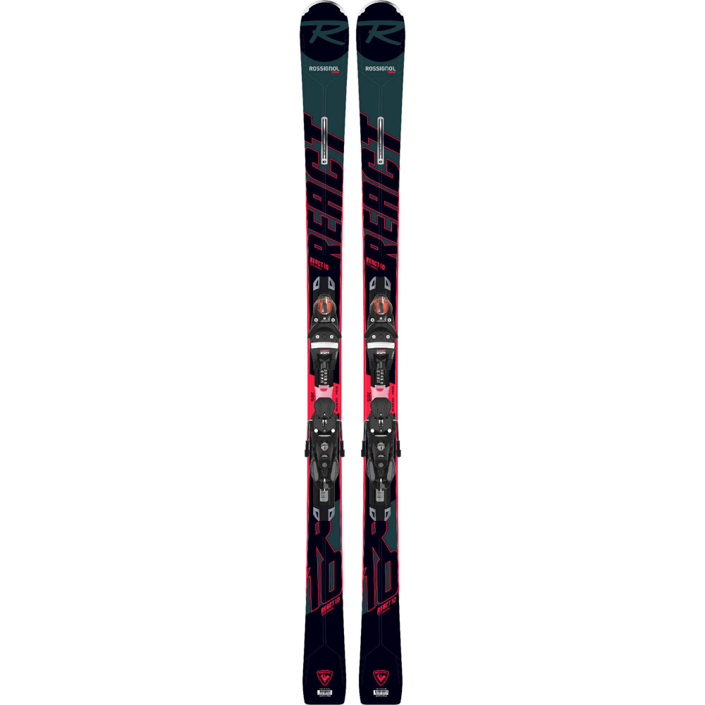 SKI REACT R10 TI + FIXATIONS SPX 12 KONECT GW B80 BK/RED