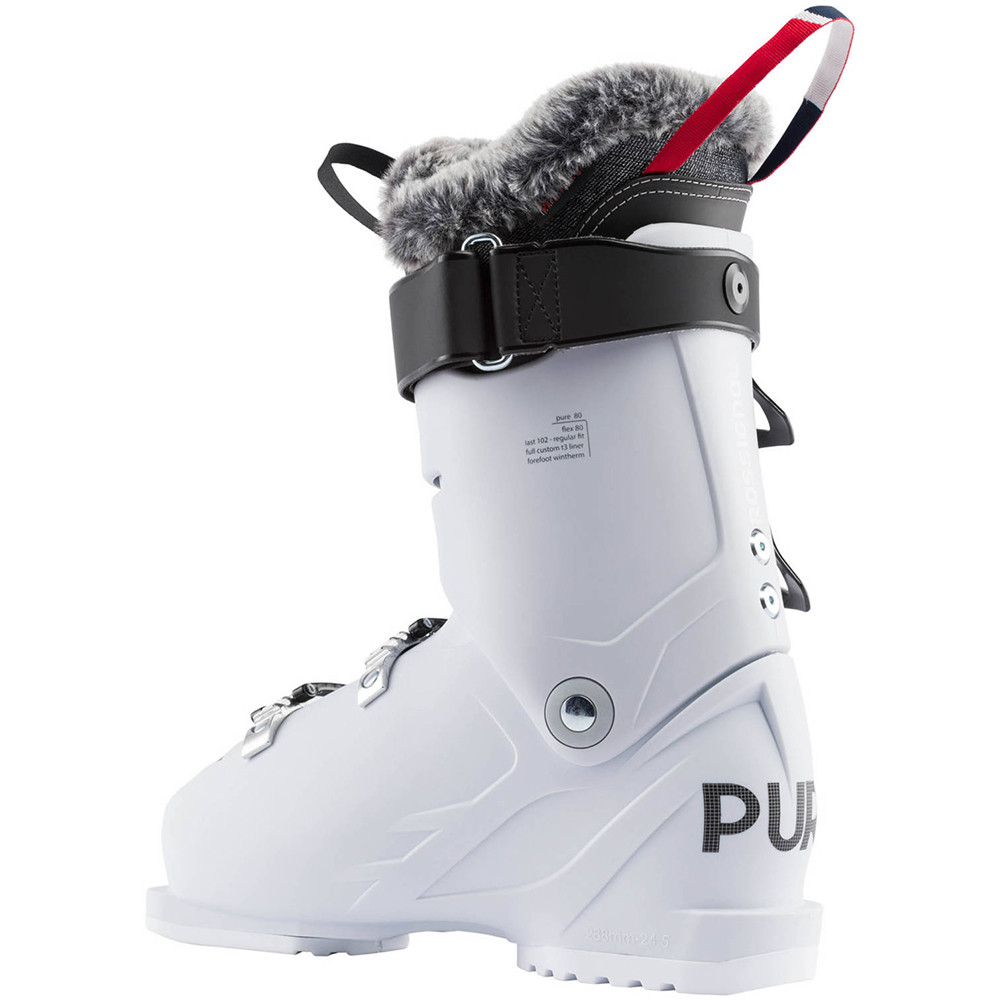 BOTAS DE ESQUÍ PURE 80 WHITE GREY