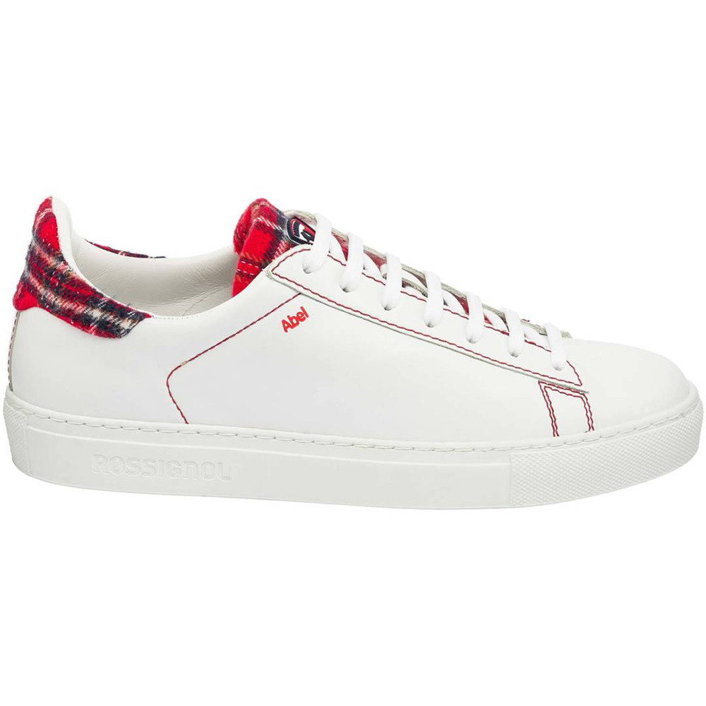 BASKETS ABEL TARTAN RED