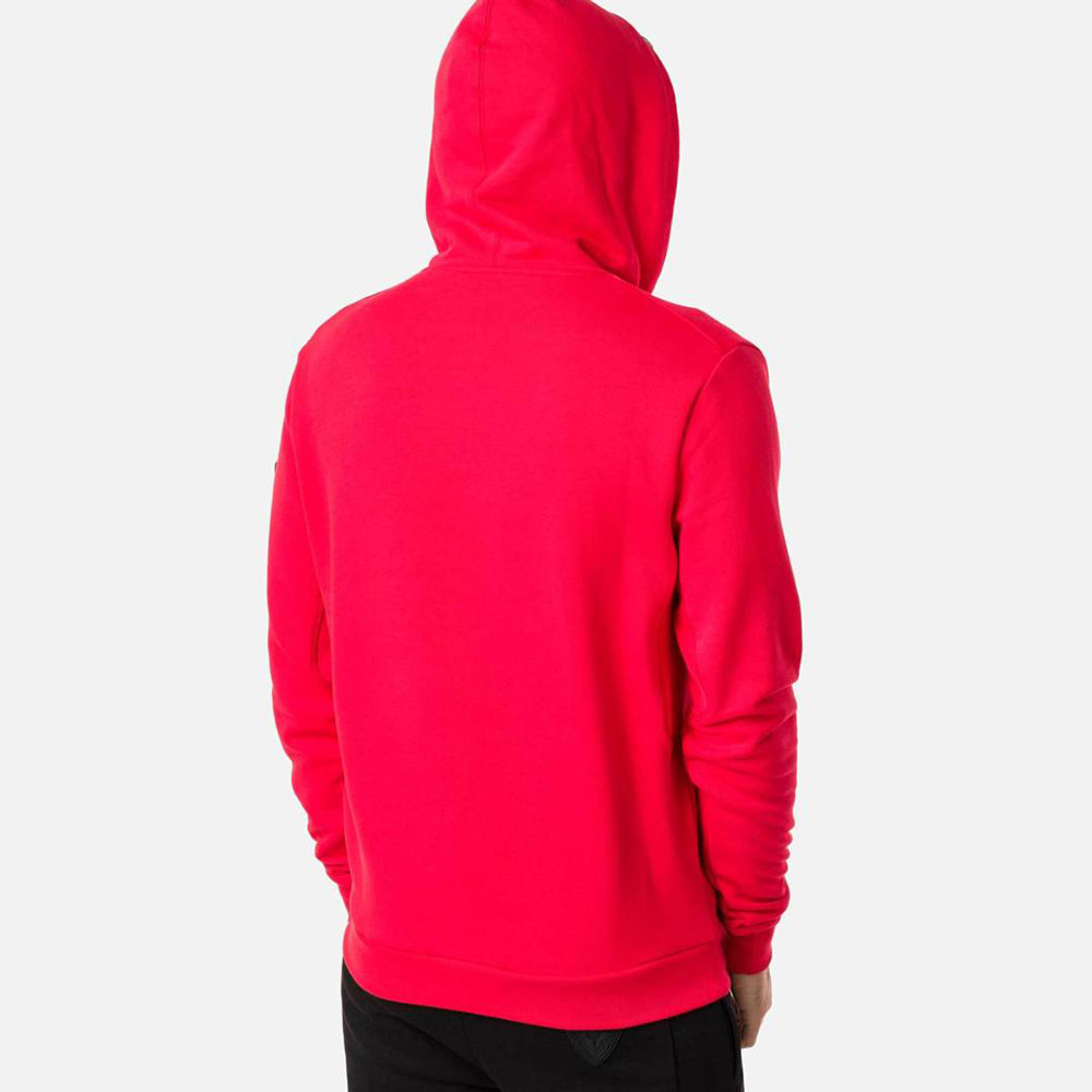 SWEAT DOUBLE HOODIE FZ RED