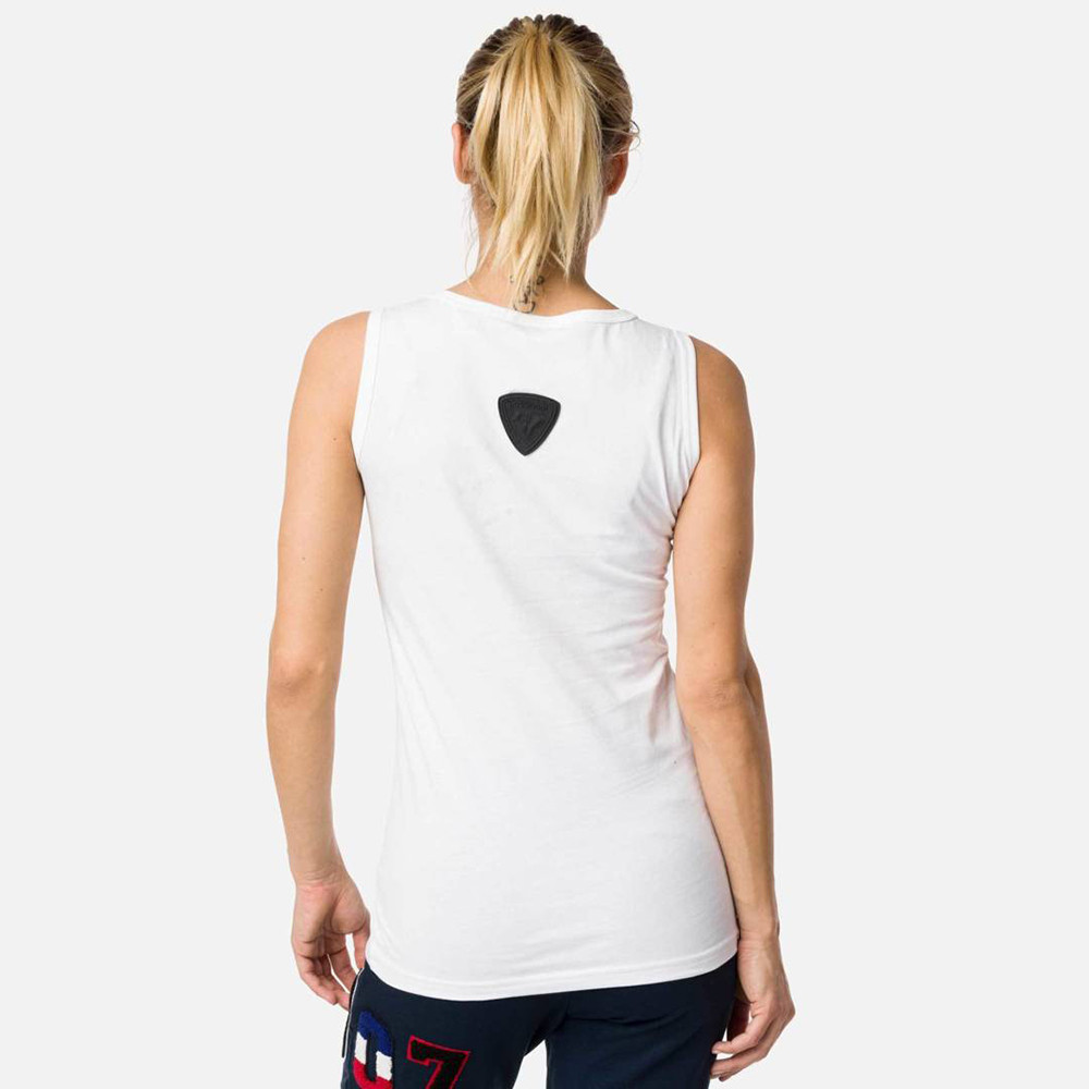 T-SHIRT W LOGO MOON TANK WHITE