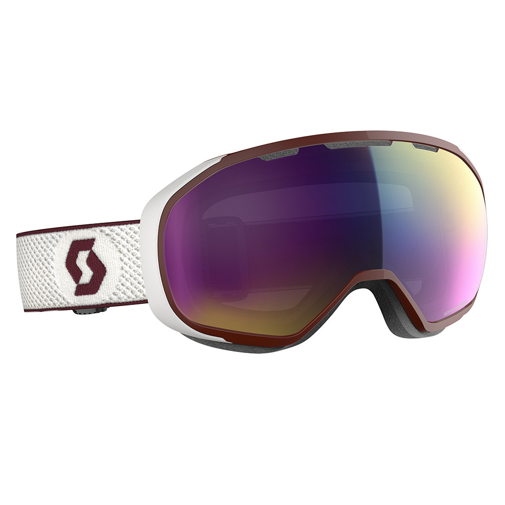 GOGGLE FIX WHITE/MERLOT RED ENHANCER TEAL CHROME