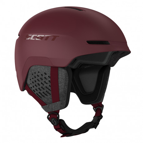 SKI HELMET TRACK MERLOT RED