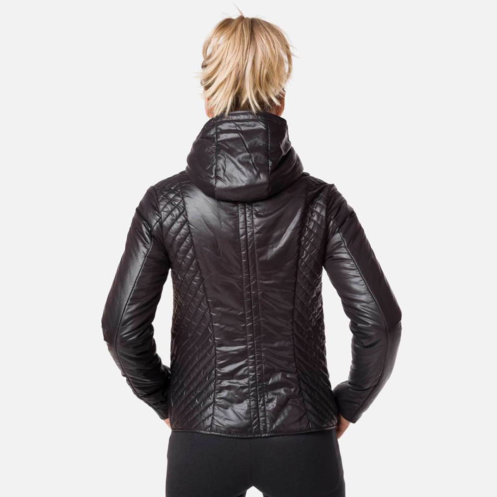 CHAQUETA W VERGLAS HOOD JKT BLACK