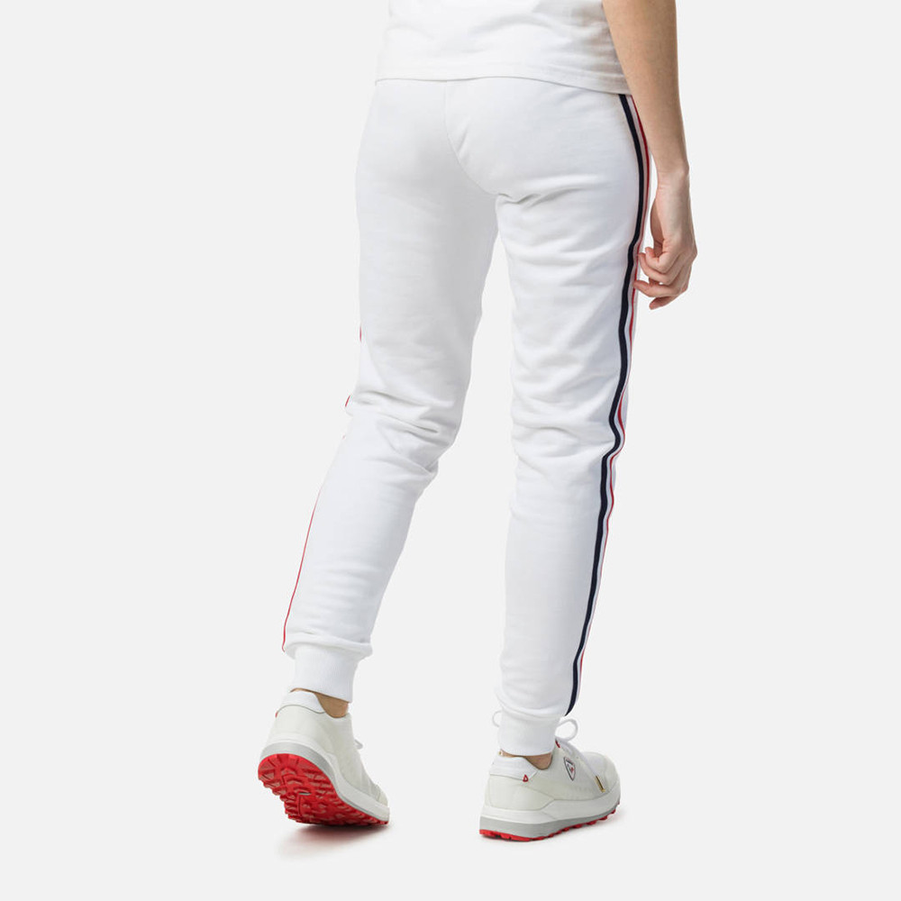 PANTALON W STRIPES SWEAT PANT WHITE