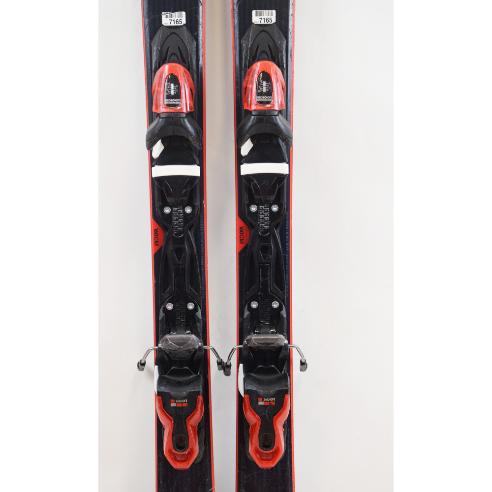 SCI EXPERIENCE 75 CA + ATTACCHI LOOK XPRESS 10 B83 BLACK RED