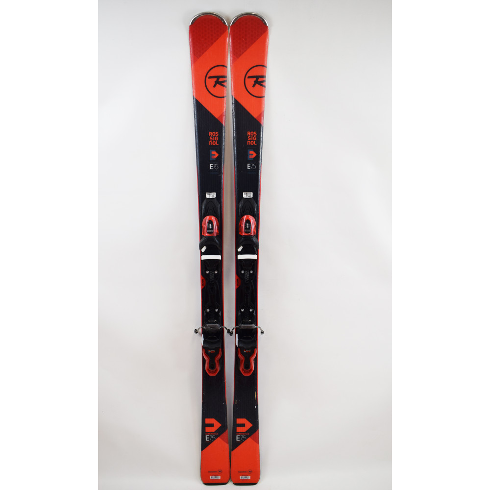 SCI EXPERIENCE 75 CA + ATTACCHI LOOK XPRESS 10 B83 BLACK RED