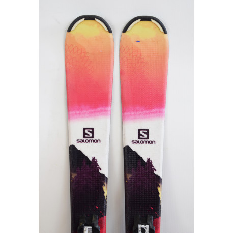 SKI Q-LUX JR + FIXATIONS SALOMON EZYTRACK 4.5