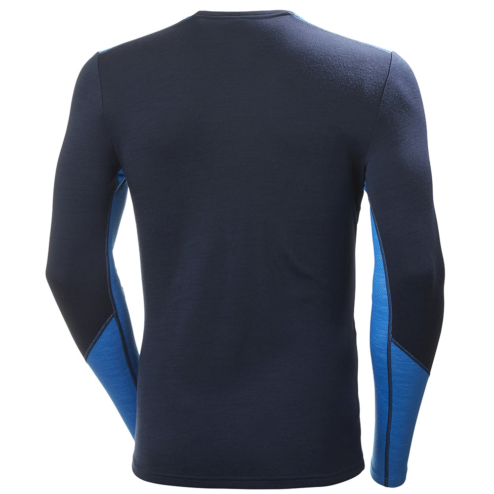 PULL LIFA MERINO MIDWEIGHT CREW NAVY