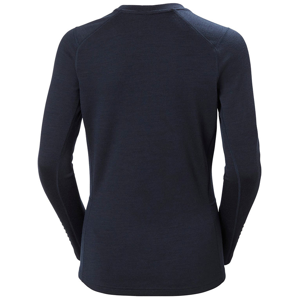 PULL W LIFA MERINO MIDWEIGHT CREW NAVY