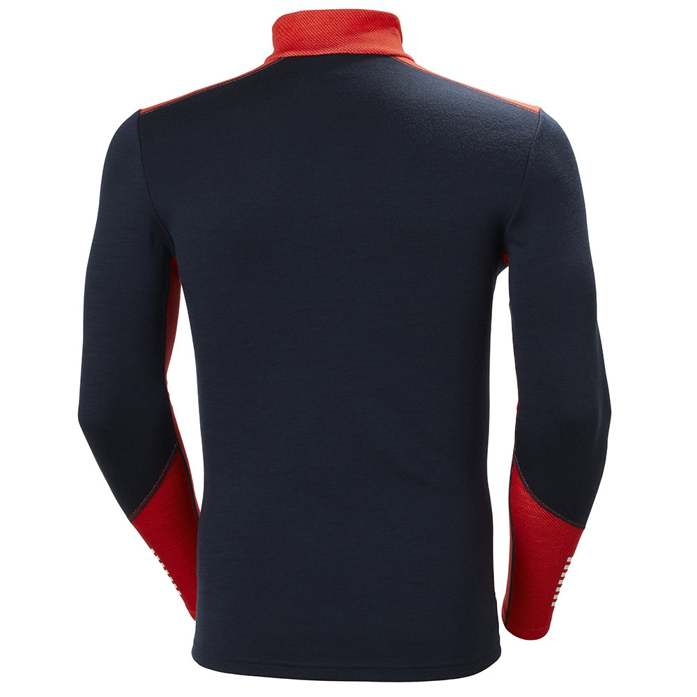 PULL LIFA MERINO MIDWEIGHT 1/2 ZIP NAVY