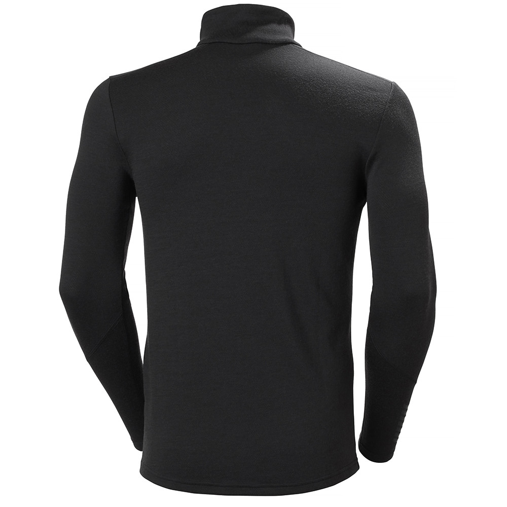 PULL LIFA MERINO MIDWEIGHT 1/2 ZIP BLACK